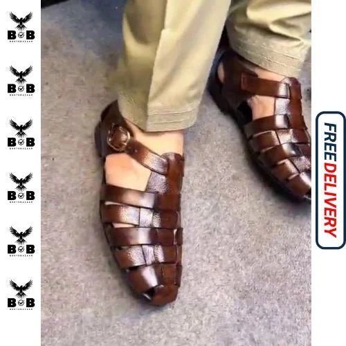 LE Pure Leather Handmade Strap Sandal