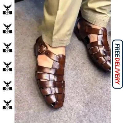 High Quality Cow Leather Handmade Strap Sandal Latest